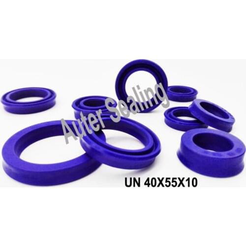UN SEAL 40x55x10 PU Single Lip both piston and rod seal U cup
