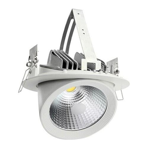360 Degree Rotation 10W 15W 25W 30W Recessed COB LED Downlight AC 85V-265V Super Bright LED Ceiling Spot light Free shipping