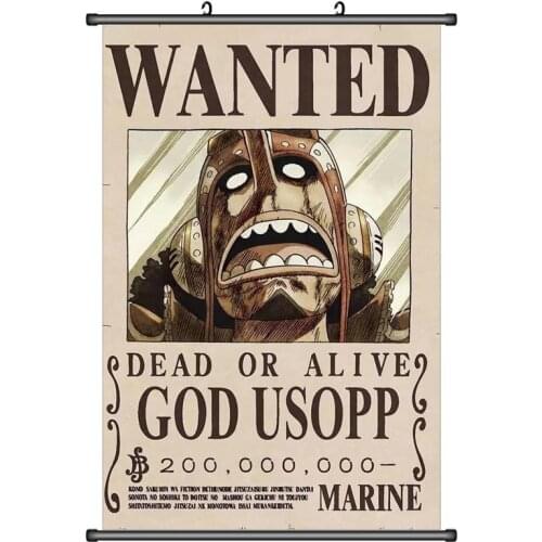 Japanese Anime ONE PIECE Monkey D. Luffy & Nami & Usopp & Trafalgar Law Home Decor Wall Scroll Poster Decorative Pictures