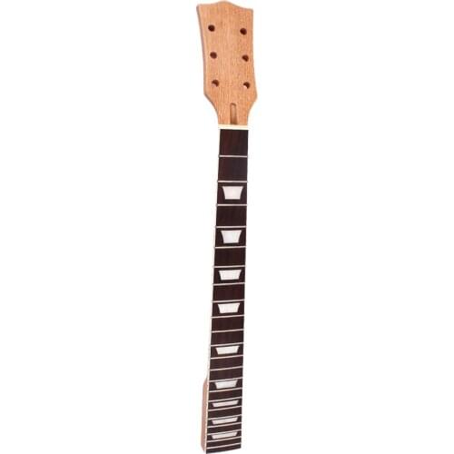 22 Jumbo Frets Mahogany Wood Electric Guitar Neck for Style Guitar Parts