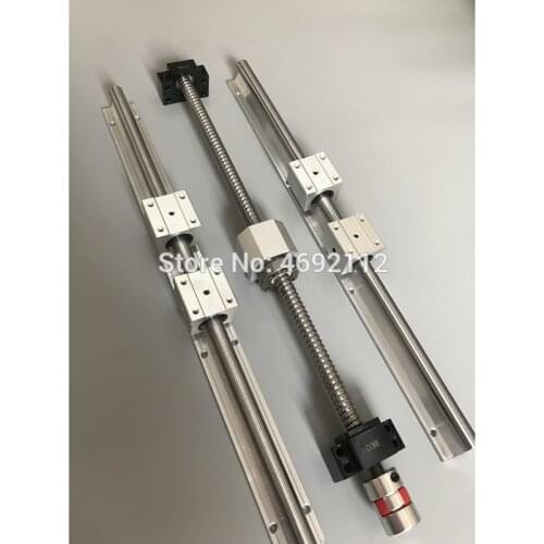 6 sets SBR16 - 300/1000/1500mm linear guide rail + SFU1605 - 300/1000/1500/1500mm ballscrew + CNC parts