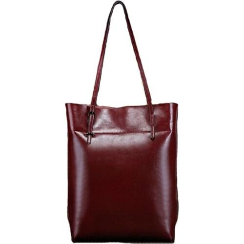 Cow Leather Big Bag for Women 2020 Genuine Leather Shoulder Bag Vintage Fashion Female Luxury Handbag Bags Designer New Totes