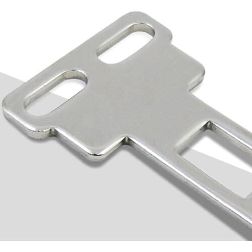 CZ93-K1 Door Safety Interlock Switch Actuating Key Silver Tone Direct Acting 53CA