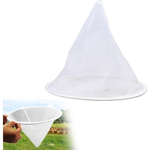1PC Nylon Cone-shape Honey Strainer Filter Fiber filter screen Net Layer Purifier Apiary Equipment Beekeeping Tools