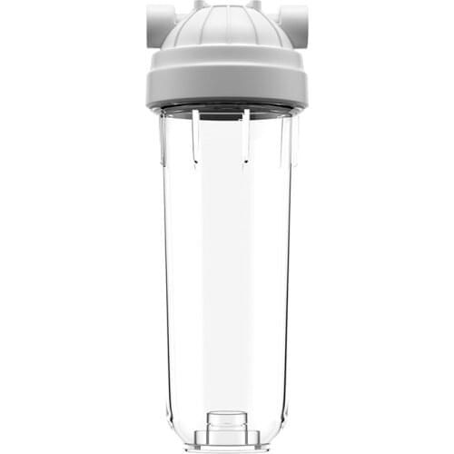 10'' RO Water Filter PET Bottle 1/4'' 1/2'' BSPT Female Thread Connection Pre-filter Transparent White Single-stage Cartridge
