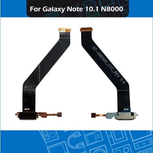 GT-N8000 REV 0.4 USB Charge Dock Charging Port Connector Flex Cable For Samsung Galaxy Note 10.1 N8000