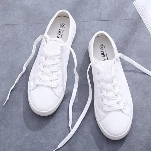 Classic White Canvas Shoes Women Summer Sneakers Casual Flats Shoes LadiesTrainers White Sneakers Tenis Feminino 2021