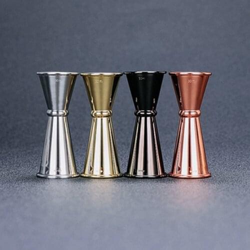 Cocktail Bar Jigger Stainless Steel Measuring Cup Jigger Double Spirit Bartender Bar Wine Jigger Liquo Measuring Kitchen Tools