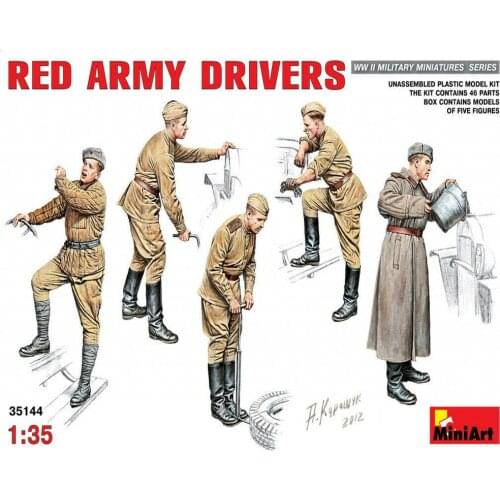 MiniArt 35144 1/35 Red Drivers - Scale Model Kit