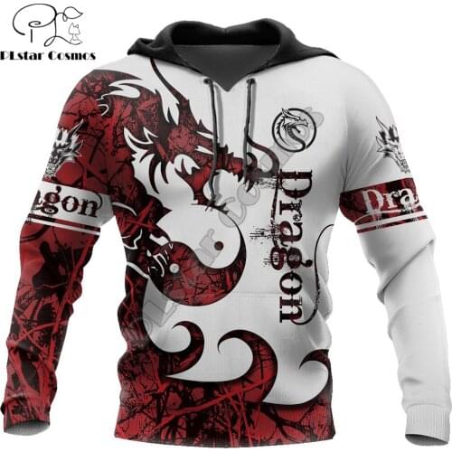 Tattoo and Dungeon Dragon 3D Printed Men Women Hoodies Sweatshirt Unisex Streetwear Zipper Pullover Casual Jacket Tracksuits