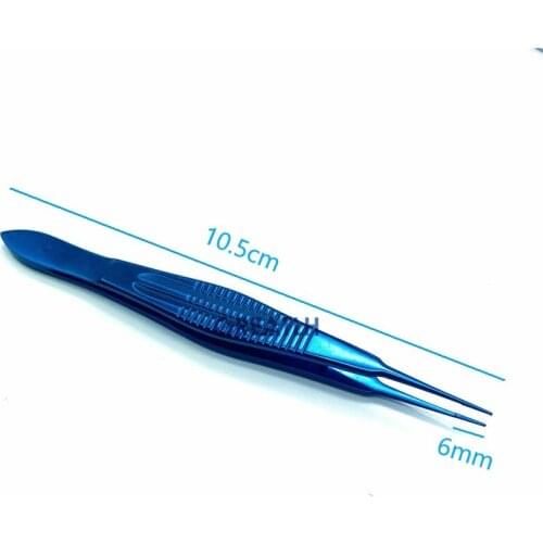 10.5cm Tissue Forceps Micro Tweezer Forceps Ophthalmic Tweezer Veterinary Ophthalmic Microsurgery Tool