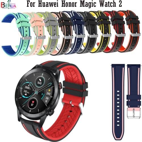 22mm width watch band For Huawei Honor Magic Watch 2 46mm / Amazfit Stratos 3 strap smart watch Replacement wristband bracelet