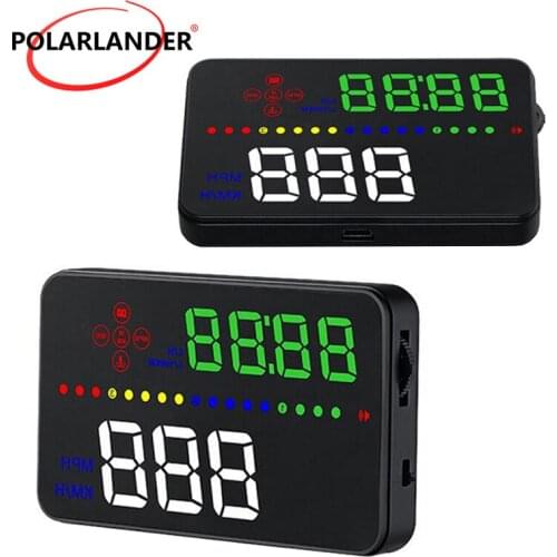 Over Speed OBD2 Warning System Head Up Display Windshield Projector Alarm 3.5'' HD Digital Projector Car HUD A300
