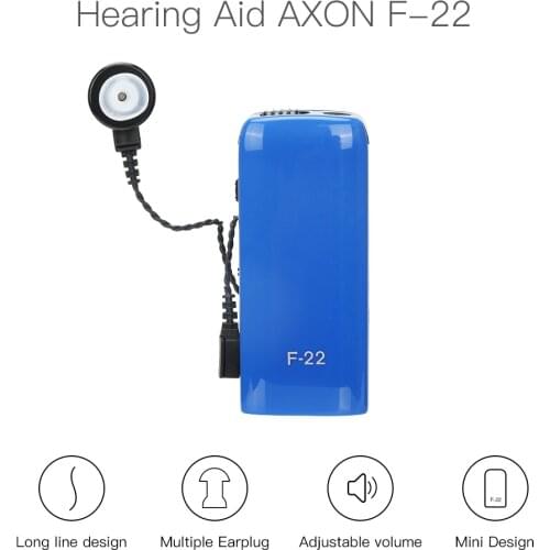 Hearing Aid Personal AXONF-22 sound amplifier ear Hearing Aid Ear Care Health Products Adjustable Hearing Aids for the Deaf