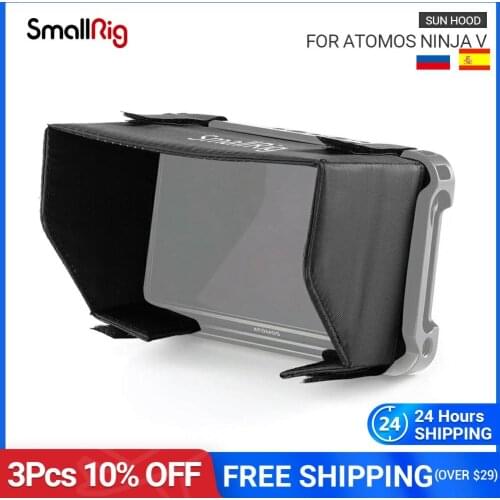 SmallRig LCD Screen Sunhood for Atomos Ninja V 5" 4K HDMI Recording Monitor Cage Sun Shield Hood- 2269