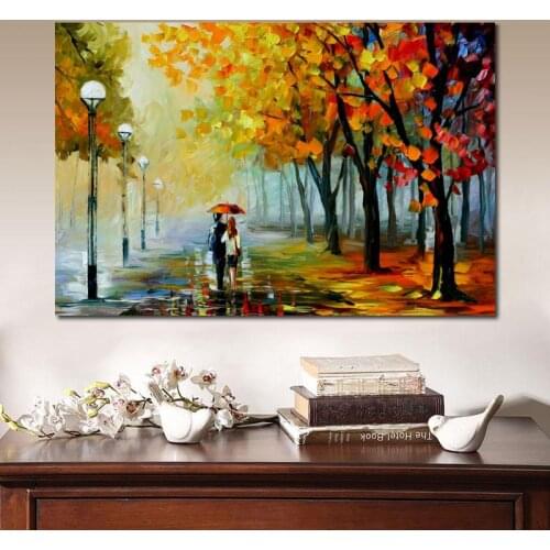 Painting for sale Colorful oil paintings Canvas fall drizzle Abstract Modern Wall Art Home Decor High quality Handpainted