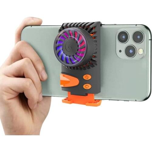 Smart temperature Gamepad control mobile phone radiator Cold Wind Handle Fan Phone Cooler Controller