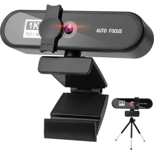 Webcam HD Desktop Laptop PC Web Camera 1k with Microphone USB Plug and Play Teaching Live Conference Computer Cameras HD1k