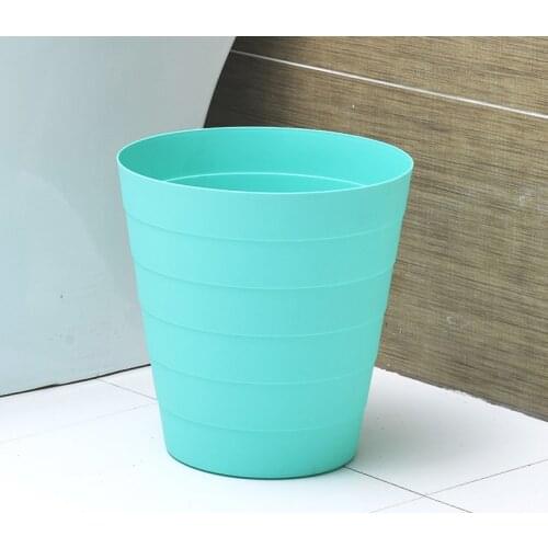 1PC Waste Bins PP Plastic Desktop Garbage Cleaning Barrel Creative Colorful Thread Trash Can Desk Organizer Dustbins KP 002