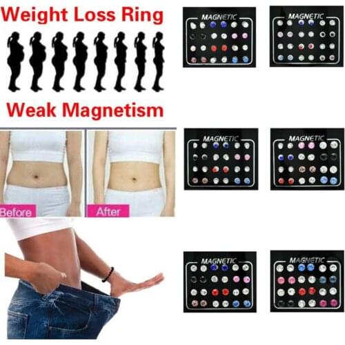 12 Pairs Non Pierced Rhinestone Magnetic Stud Earrings Clip-on Women Earrings Jewelry