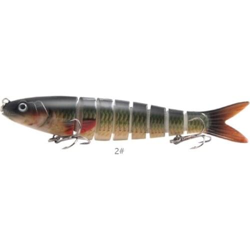 13.5cm19g Sinking Wobblers Fishing Lures Jointed Crankbait Swimbait 8 Segment Hard Artificial Bait For Fishing Tackle Lure