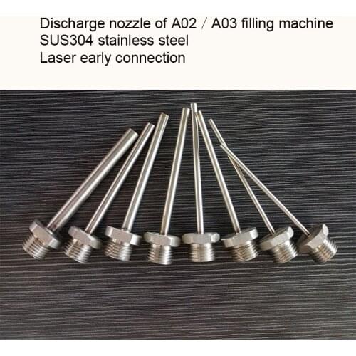 A02 A03 Filling Nozzle Fittings Manual Filling Machine Nozzle Filling Machine Nozzle Filling Machine Nozzle Discharge Nozzle