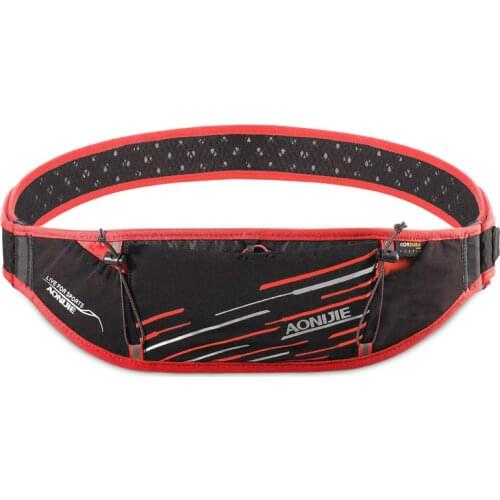 AONIJIE Men Women Running Waist Bag Outdoor Sport Jogging Racing Marathon Hiking Fitness Money Fanny Pack Bottle 7" Mobile Belt