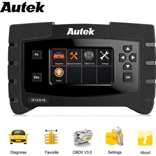 Autek IFIX919 OBD2 Scanner Full System ABS Bleeding Oil Service EPB Reset Obd 2 Automotive Scanner Car Diagnostic Tool