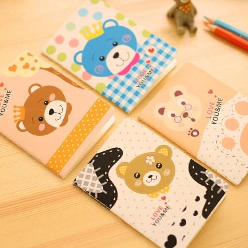 20pcs Memo Pad Creative Kawaii Cartoon Animal Portable Notebook Cute Notes Memo Notebook Students Gift School Supplies Wholesale