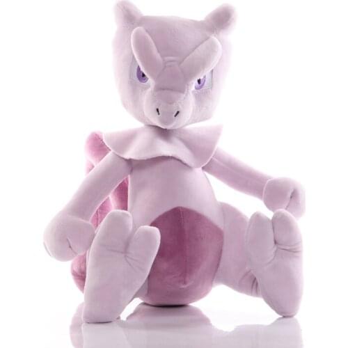 Big Size 35cm TAKARA TOMY Pokemon Mewtwo Plush Toys Soft Stuffed Animals Toys Doll Gifts for Children Kids
