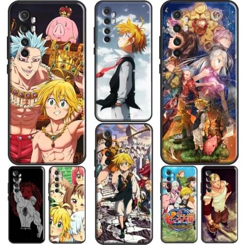 Nanatsu no Taizai Seven Deadly Sin Funda For POCO X3 Pro F3 M3 Case For Xiaomi Mi 11 Ultra Mi Note 10 Lite 9T 10T Pro Cover