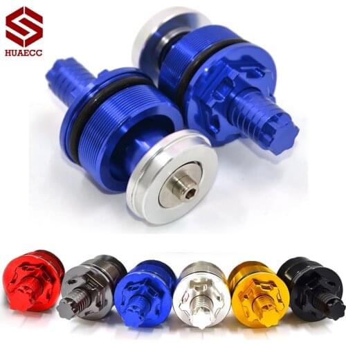 CNC Shock Absorber Screw Cap Preload Adjusters Fork Bolts for Yamaha MT 07 MT07 FZ07 MT03 R3 R25 XJ6 XT600 MTM690 XSR700 FZ6R