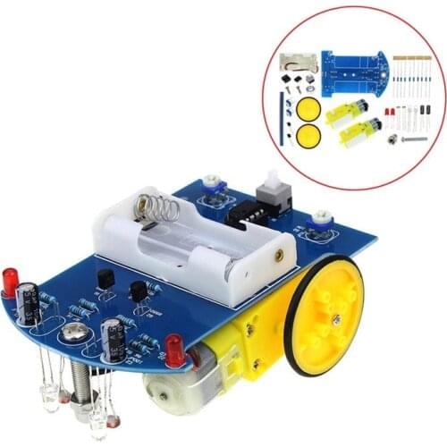 D2-1 DIY Kit Intelligent Tracking Line Smart Car Kit Suite TT Motor Electronic Production Smart Patrol Automobile Parts DIY Kit