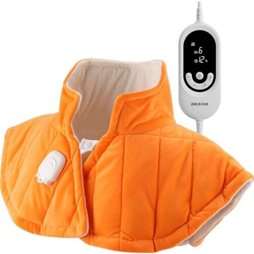 2.2lb Large Shoulder Neck Back Heating Shawl Wrap Heat Therapy Heater Weighted Heating Pad for Pain Relief