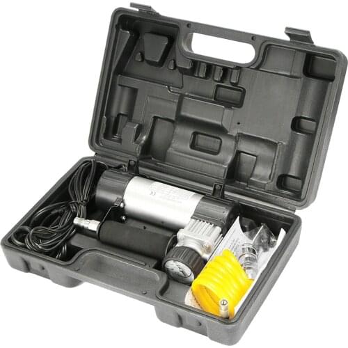 Compact Car Tyre Air Compressor Pump 12V DC 100PSI Tire Inflator