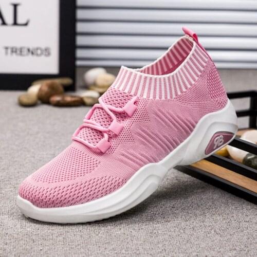 2021 new vulcanized sneakers women shoes platform comfortable fashion sock shoes woman sneakers casual slip-on
