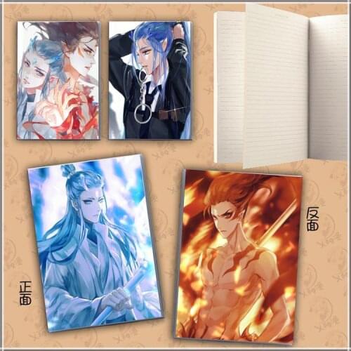 Buy Two Get One Free Devil Boy Comes To The World Illustrator Plastic Cover Notebook Creative Diary Exercise Book Notebook
