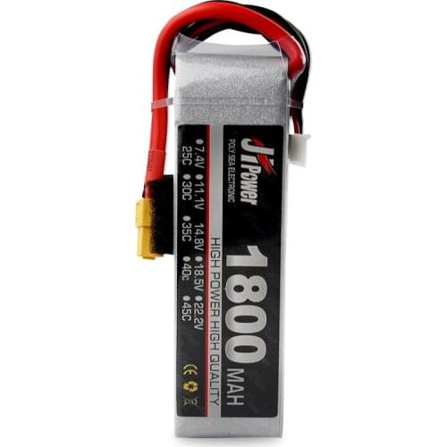JH Lipo battery 1800mAh 25C/75C 2S 7.4V 3S 11.1V 4S 14.8V 5S 18.5V 6S 22.2V High Rate Lithium Polymer Batteries For Rc Drone