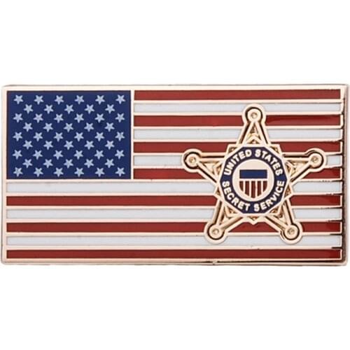 US SECRET SERVICE METAL CHEST PIN BADGE