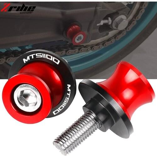 Motorcycle Accessorie 8MM 6MM Aluminum Swing Arm Swingarm Spools Sliders Stand Screws For Ducati MTS1100 MTS 1100 2007 2008 2009