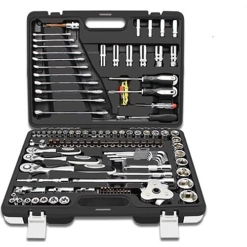 123 pcs Tool Set Hand Tools for Car Repair Ratchet Spanner Wrench Socket Set Professional Car Repair Tool Kits