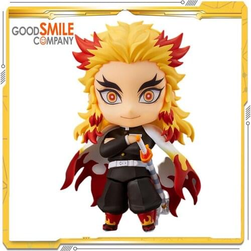 Original GSC Demon Slayer Rengoku Kyoujurou Anime Action Figur Toy for Child Halloween Gift