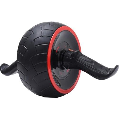 AB Wheel Roller with Mat Rebound Abdominal Exercise Roller Mute Fitness Equipment for Arm Waist Exercise Gym Training 35x20cm