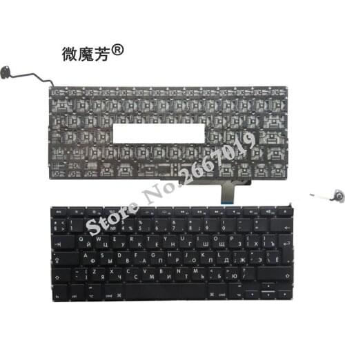RU Black New Russian For Apple A1297 MC024 MC725 MD311 MC311 MC226 MB064 640 Laptop Keyboard