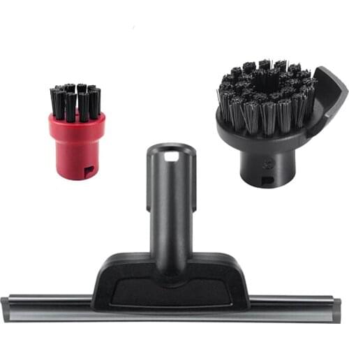 Window Nozzle Scraper Round Brush for Karcher SC1 SC2 SC3 SC4 SC5 for Steam Cleaner 2.863-025.0 Sweeper Brushes