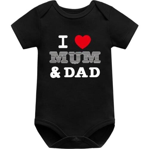 Funny Newborn Baby Romper Infant Cotton Short Sleeve Boy Baby Letter Clothes Girl Print Suit Born Crawling Baby 0-24M New