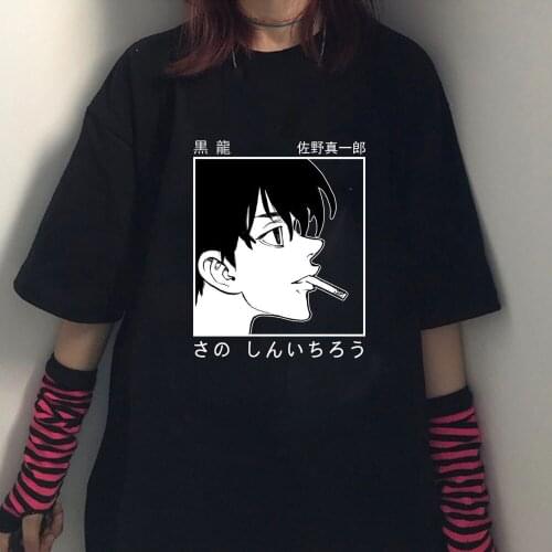 2021 Japan Anime Tokyo Revengers Harajuku Short Sleeve Sano Shinichiro Funny Tshirt