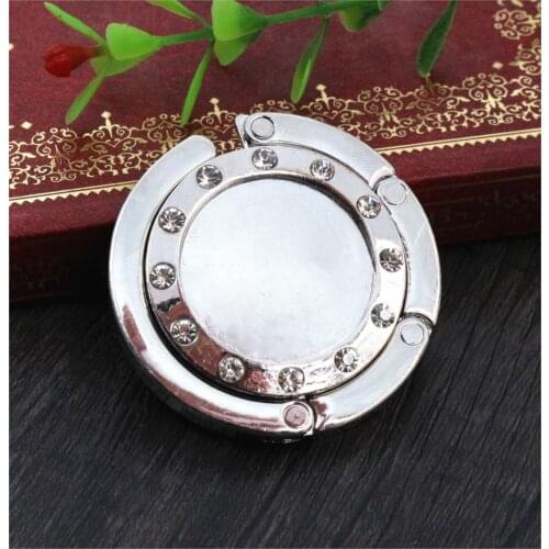 1pcs Inner Size 25mm BLANK Folding Purse Hook DIY Handbag Holder Bag Hanger ,Fit 25mm cabochons -Y4-27