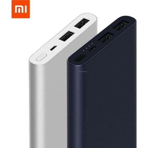 100% Original Xiaomi Mi Powerbank 3 10000mAh Fast Charging PowerBank 18W Quick Charge Power Bank Dual USB Output For Smart Phone