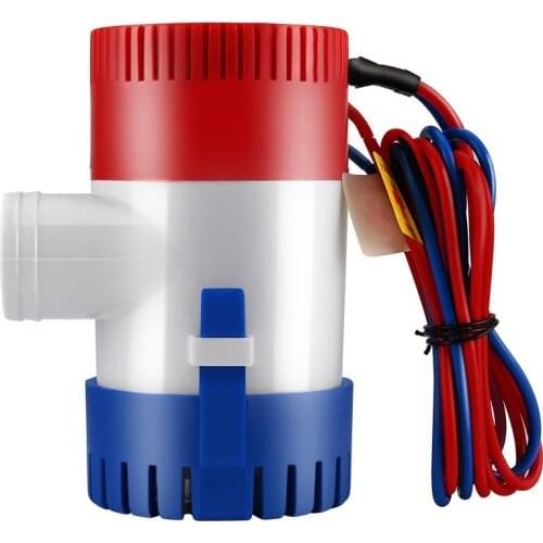 12V Vacuum Water Pump Submersible Marine Boat Bilge Pump 1100GPH Water Pump Used In Boat Seaplane Motor Homes Houseboat